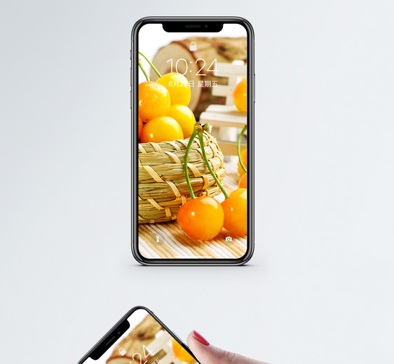 樱桃手机壁纸图片