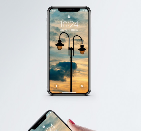 路灯手机壁纸图片