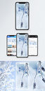 霜降手机海报配图图片