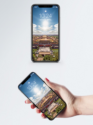 古城古韵紫禁城手机壁纸模板