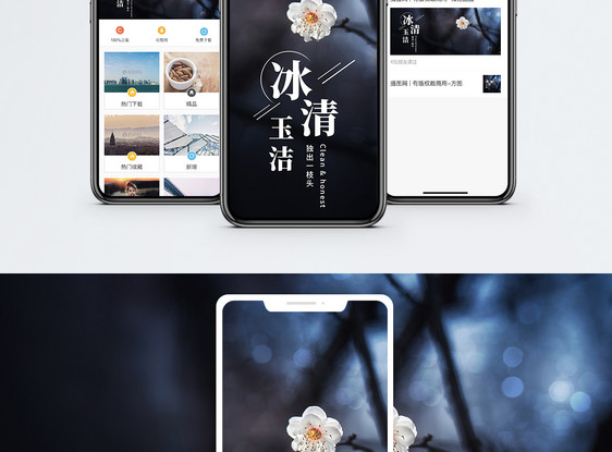 冰清玉洁手机海报配图图片