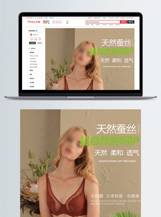 蕾丝内衣文胸淘宝详情页图片