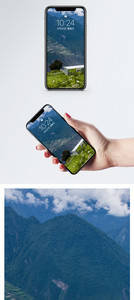 云景玻璃房手机壁纸图片