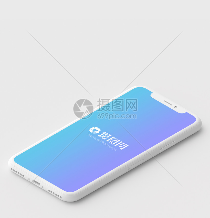 Iphone X手机展示样机模板素材 正版图片 摄图网