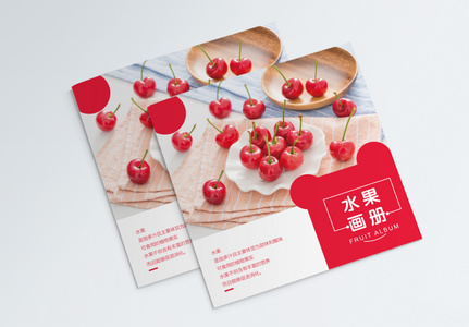 樱桃水果画册封面图片