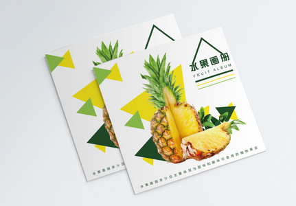 菠萝水果画册封面图片