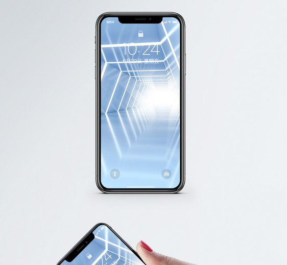 空间结构背景手机壁纸图片