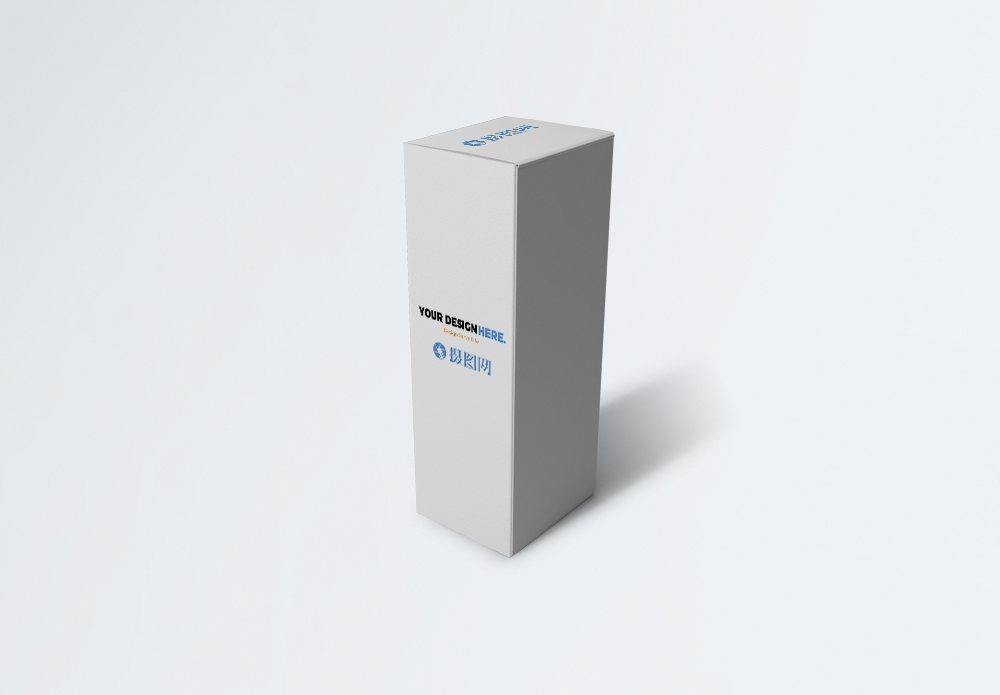 礼物盒子样机海报设计