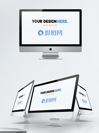 苹果电脑素材电子设备样机模板