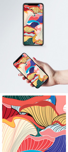 日系和风背景手机壁纸图片