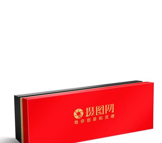 红盒子包装展示图片
