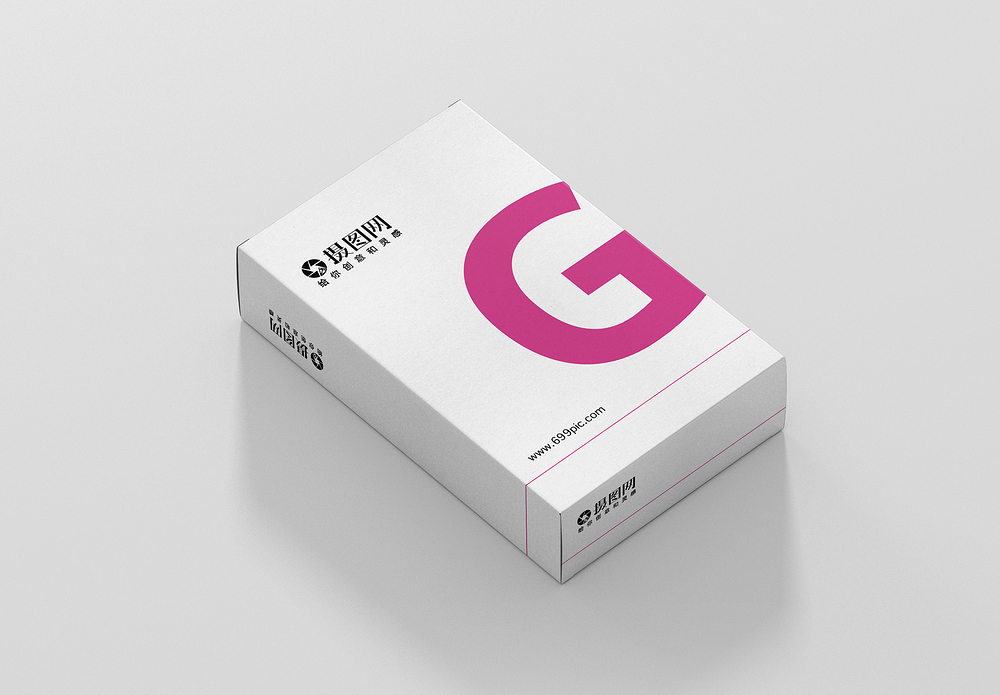 礼物盒子样机海报设计