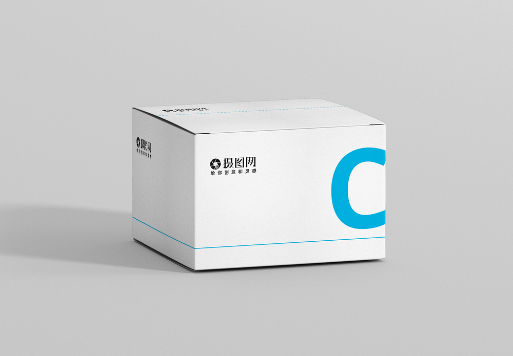 礼物盒子样机海报设计