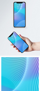 渐变线条手机壁纸图片