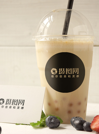 奶茶杯包装展示图片