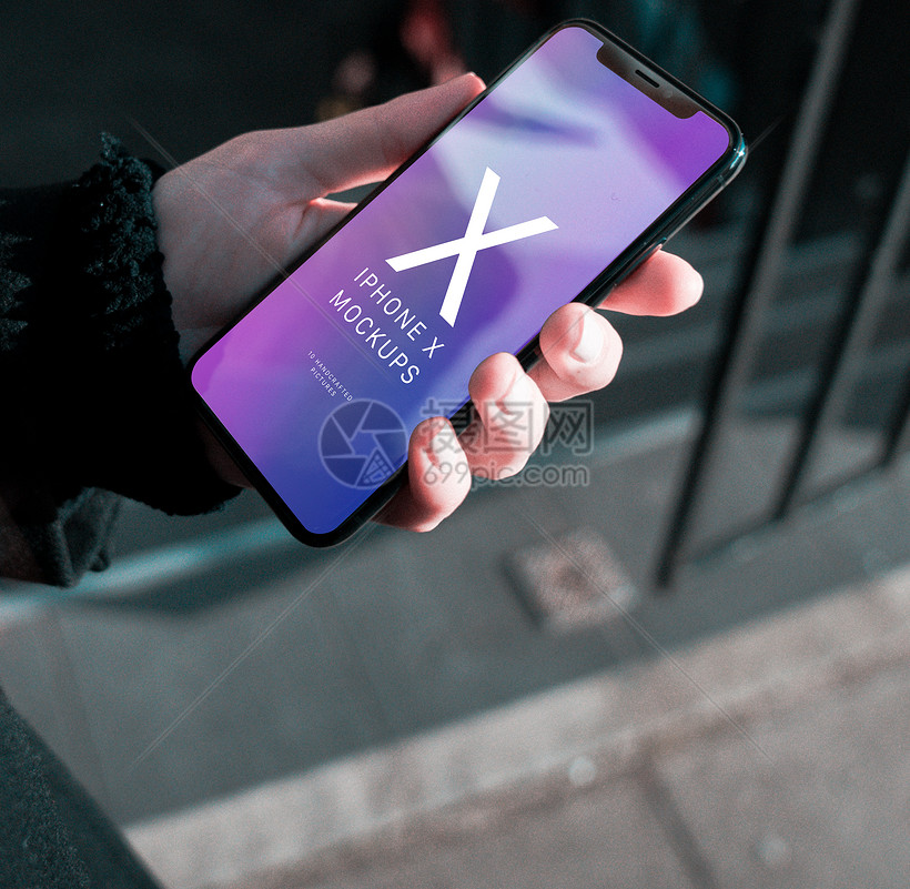 手拿iphone X手机样机模板素材 正版图片 摄图网 手拿iphone X手机样机模板素材 正版图片 摄图网