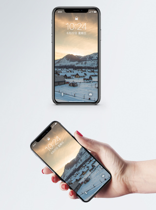 冬季雪景手机壁纸图片