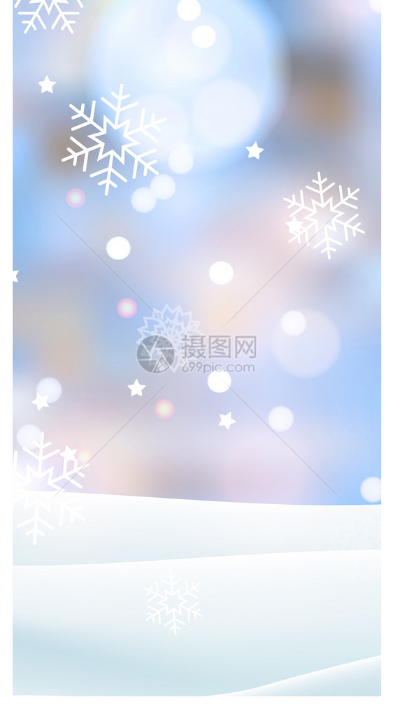 雪花唯美手机壁纸图片