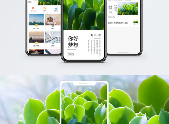 你好梦想手机海报配图图片