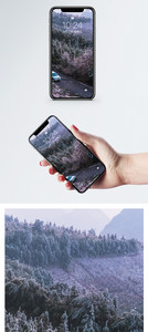 桂林雪景手机壁纸图片