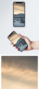 冬季村庄手机壁纸图片