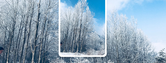 冬天手机海报配图图片