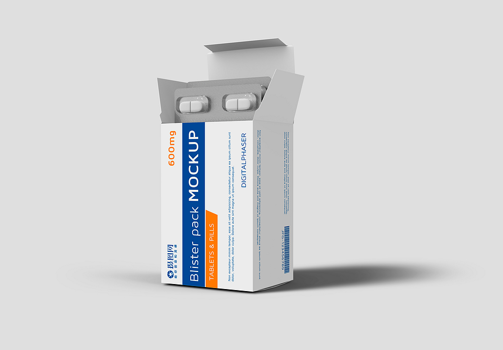 阿莫西林药盒海报设计