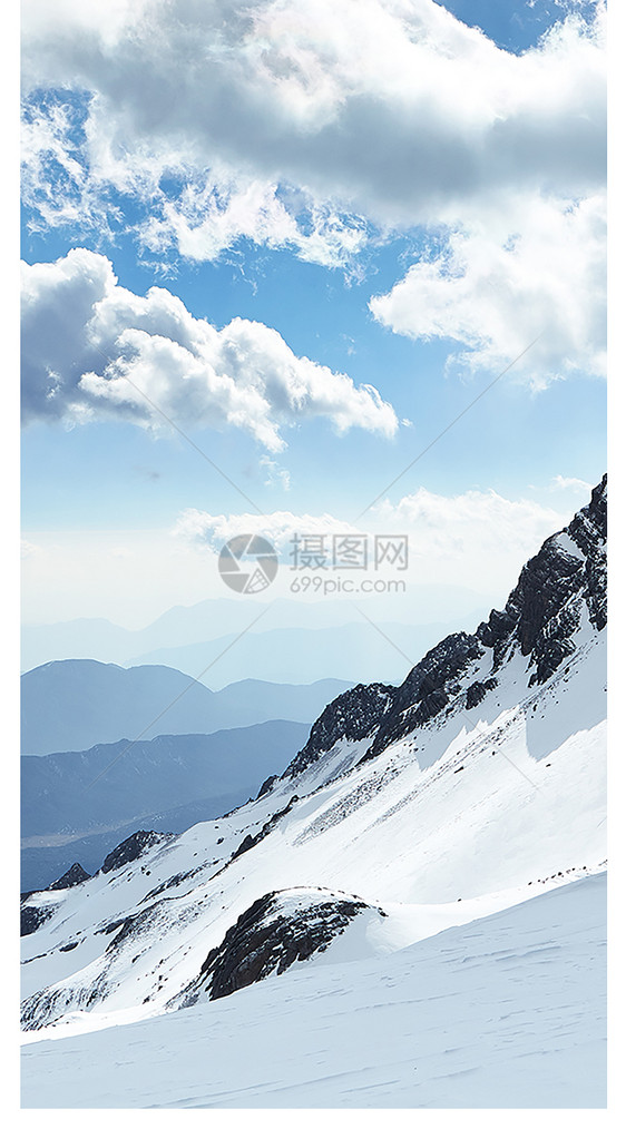 雪山风景手机壁纸图片