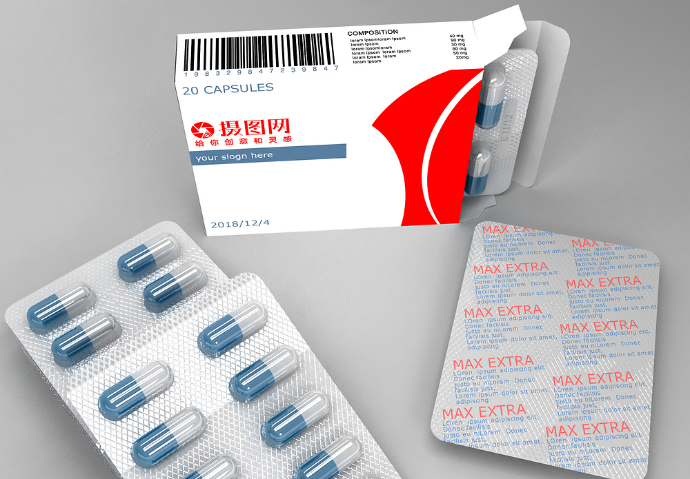 西药包装海报