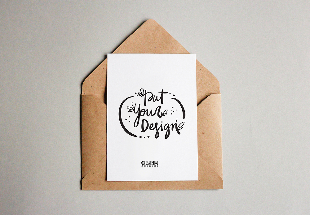 老旧的信件海报设计