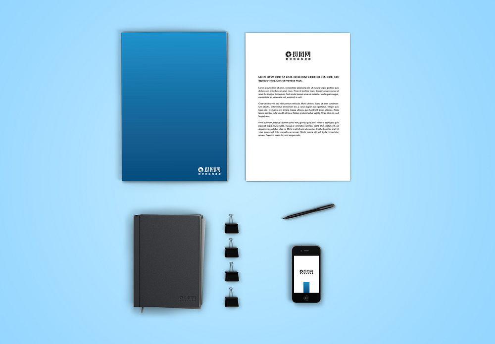 简约vi海报_海报设计_设计模板_简约vi海报模板_摄图网模板下载