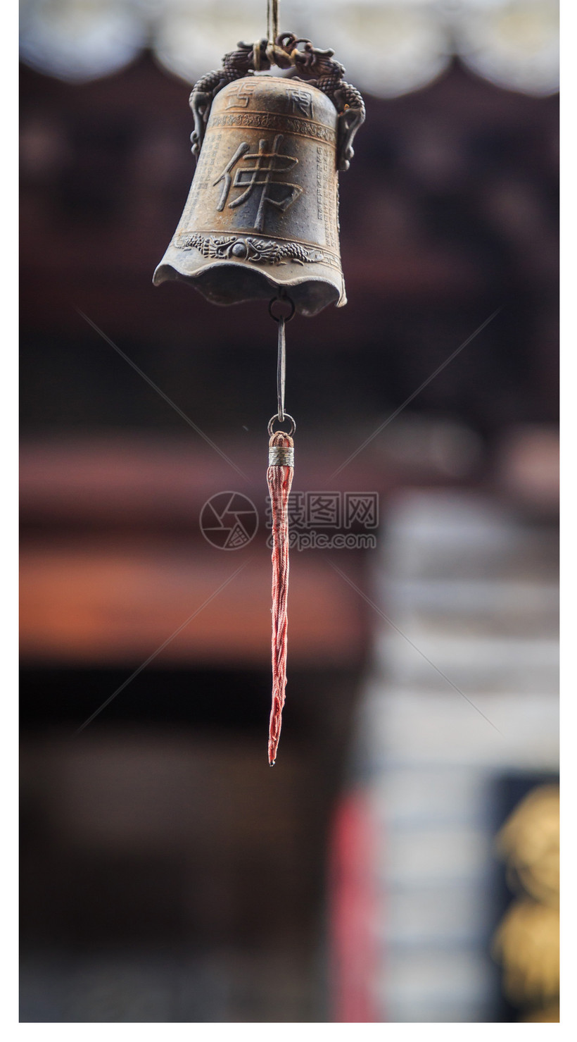 西安古观音禅寺手机壁纸模板素材 正版图片 摄图网