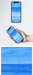 蓝色木纹背景手机壁纸图片