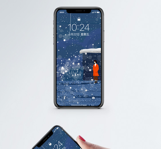 雪景手机壁纸图片