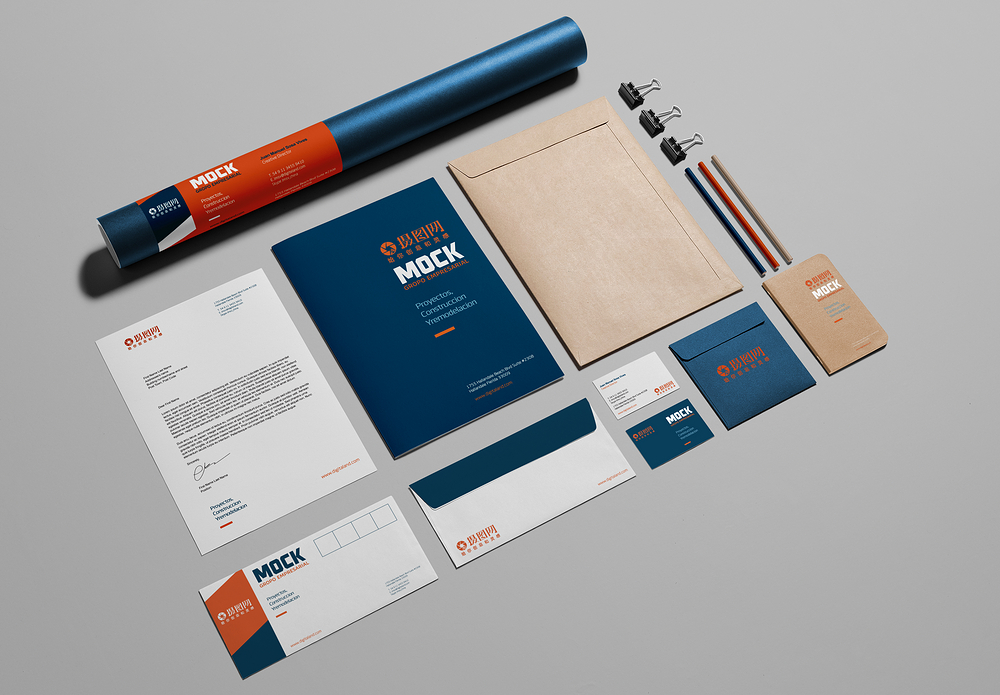 高档快餐盒高档系列vi套装模板