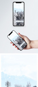 冬季雾凇手机壁纸图片