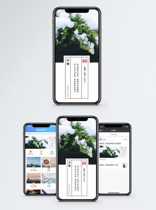 小寒手机海报配图图片