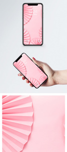 粉色纸伞手机壁纸图片