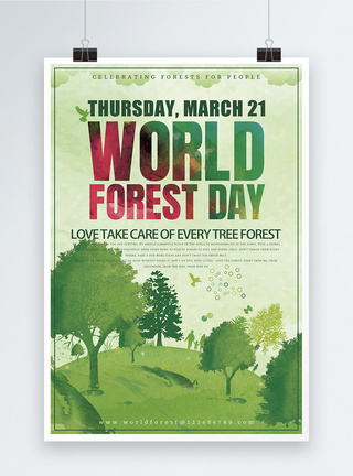 World Forest Day 海报图片