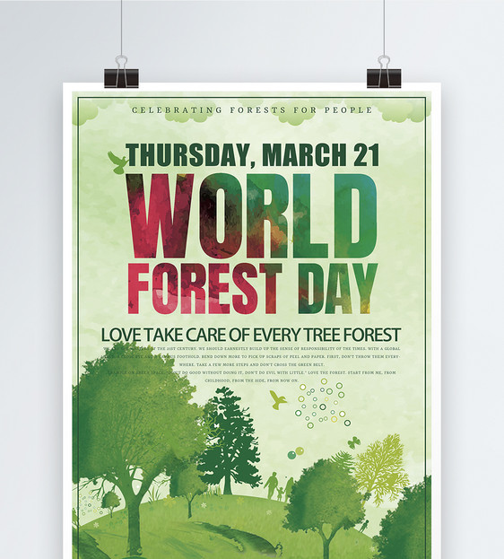 World Forest Day 海报图片