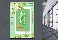 旅行社特色景区介绍春季赏花海报图片