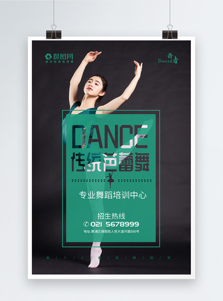 传统芭蕾舞培训招生海报图片