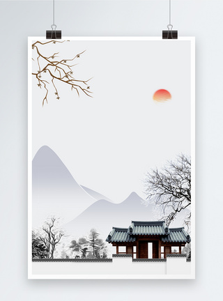 中国风海报背景设计图片
