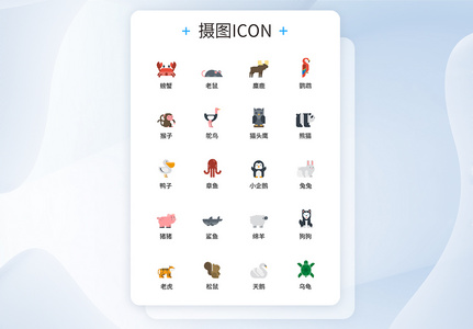 动物图标UI设计icon图标高清图片