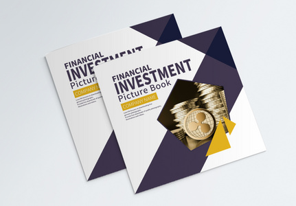 企业金融投资类宣传画册封面图片