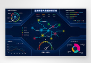 UI设计web监测预警大数据分析界面图片