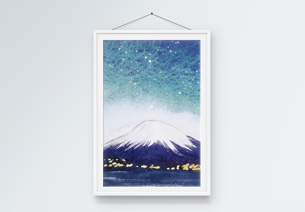 富士山装饰画图片 富士山装饰画素材 富士山装饰画高清图片 摄图网图片下载