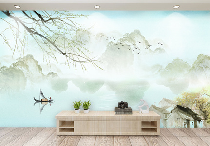 水墨风景背景墙 水墨风景背景墙图片大全 水墨风景背景墙背景图片