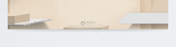 时尚简约大气场景电商banner背景图片
