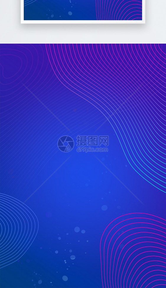 创意科技感线条海报背景图片